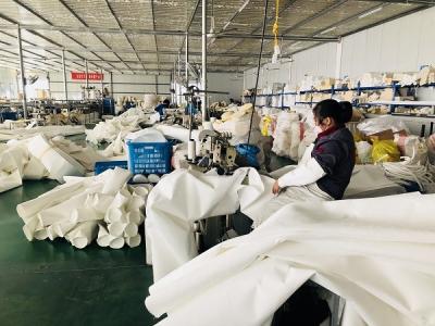 China Normale Temperatur-Säure-und Alkali-beständige Filz-Polyester-Filtertüte für Zementfabrik-/Stahlwerk/Kraftwerk zu verkaufen