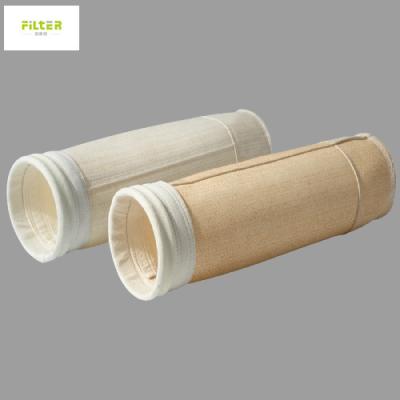 China Bolso de filtro del bolsillo de Nomex Aramid de la fibra sintética 500 - 550gsm industrial en venta