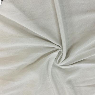 China Cheap pure white color pure white tweed chiffon home textile rayon apparel apparel fabric for sale