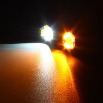 China smd 5730 double color white&yellow 2w auto bulb eagle eye chassis lights BI-EGL-2W for sale