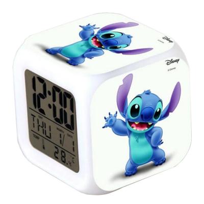 China Lilo Calendars and Interesting Stitch Frameless Borderless Wall Clock for Gift Decor or Room Wall Clock for sale