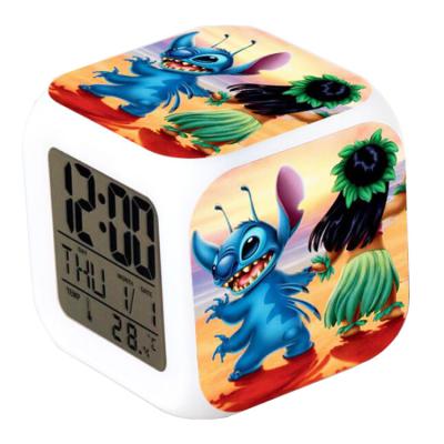 China Classy Hot Selling Lilo and Stitch Frameless Gift Decorative Wall Clock or Room Wall Clock for sale