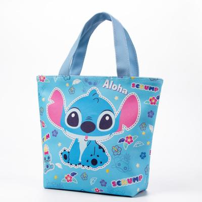 China Lovely Fashion Cartoon Dot Pu Lunch Box Bag Bento Bag Handbag for sale