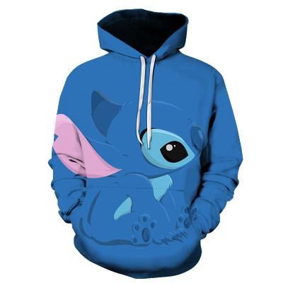 China cute anti-wrinkle dot creative hoodie coat gifts high quality Lilo cartoon hoodie coat for sale