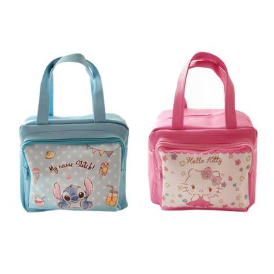 China Hot sale large capacity waterproof lunch box point PU fashion sale cosmetic bag for sale