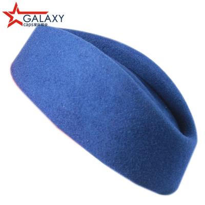 China New Arrival Air Hostess Hat Colorful High Quality Female Clothing Checked Uniform Hats for sale