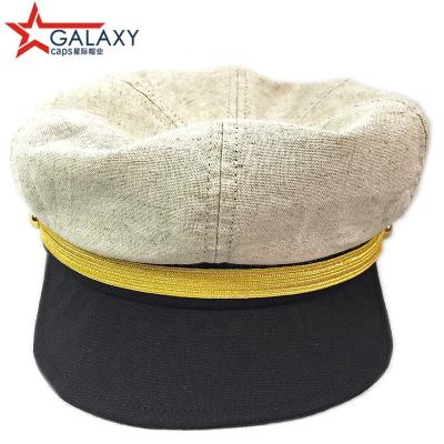 China Wholesale New Dobby Women's Military Fashion Top Navy Peaked Beret Hat Four-Season Use for sale