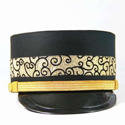 China Plush Customized Doorman Hat Porter Hotel Hat With High Quality for sale