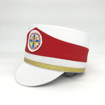 China High Quality Plush Customized Kindergarten Hat Porter Cap Band Hat for sale