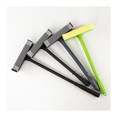 China Plastic Glass Wiper Window Cleaning Tools Household Stained Glass Cleaner Double Sided Glass Cleaner Wiper Blade for sale