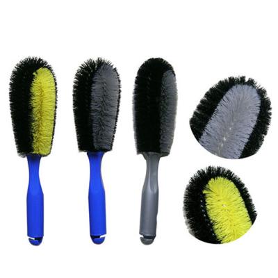 China PP Car Wash Brush, Wheel Rim Soft Bristle Brush, Auto Clean Brush for sale