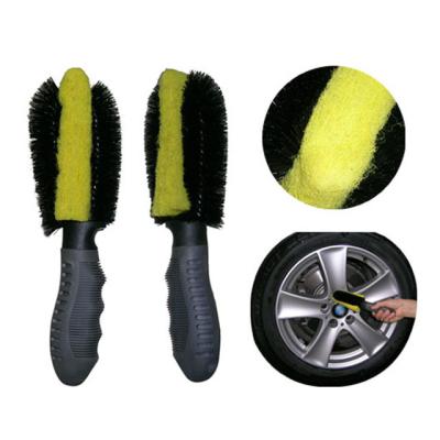 China PP Sponge Car Brush, Auto Cleaning Brush, Auto Wheel Rim Clean Brush for sale