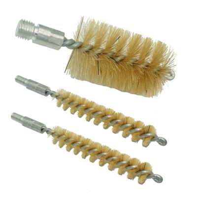 China .22cal, .30cal, 9mm, 12ga hog hair hole brush, gun clean brush .17cal-12ga for sale