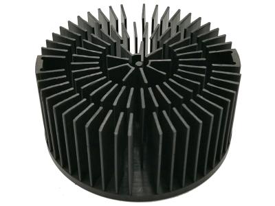 China Black Anodized Cold Forged Aluminum Heat Sink Rustproof AL1070 for sale