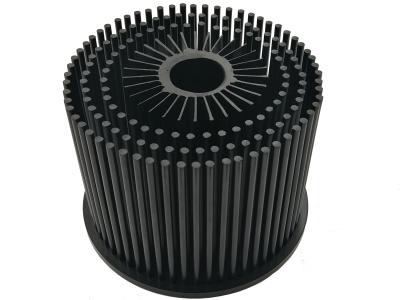 China 110x80mm Pin Fin Forged Heat Sink Anodizing Surface Treatment for sale