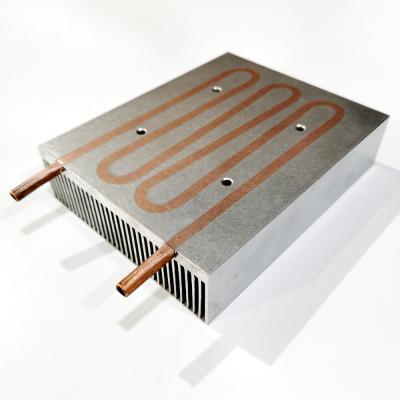 China Anodiserend Water Koele Heatsink met Koperbuis 120x36x150MM Te koop