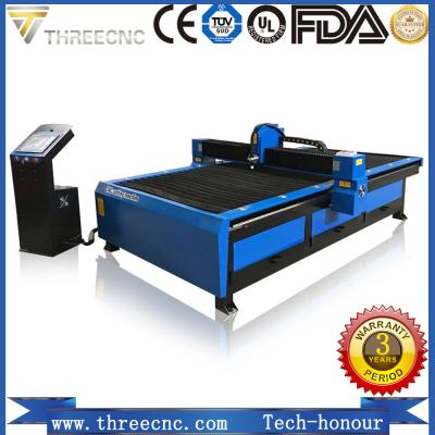 China China OEM manufacturer plasma CNC cutting machine TP2030-105A with Hypertherm plasma power supplier. THREECNC for sale