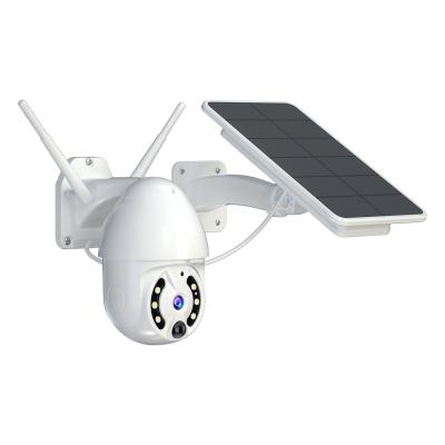 China New technology face detection cctv outdoor camera waterproof solar camera with wifi/4G IP camera support Tuya system for sale