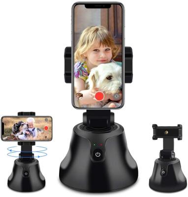 China New Design Selfie 360 ​​Degree Auto Object Tracking Holder Adjustable Portable Auto Face Tracking Shooting Camera Smart Phone Mount for sale