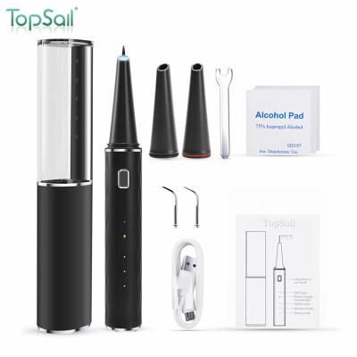 China 120 Minutes Topsall T12 Dental Spots Cleaning Ultrasonic Dental Tool Compatible With IOS Android Phone Tablet For Adults for sale