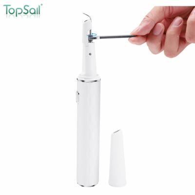 China Topsall 2021 New Arrival 120 Minutes Ultrasonic Dental Teeth Cleaner With LED Light And 1080P Camera Tooth Calculus Remover for sale