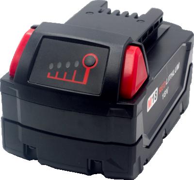 China Power Tools for Milwaukee 18v M18 5.0AH Replacement Battery 48-11-1828 C18BX M18B9 HD18SX C18PGC C18PD 2601-20 for sale