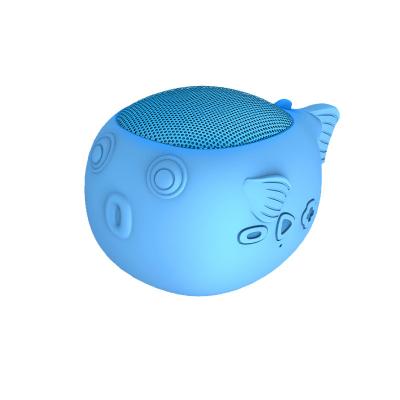 China Customized High Quality Portable Cute Cartoon Wireless Mini Speaker Fish Shape Mini Wireless Speaker for sale