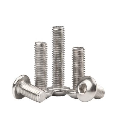 China Pan Bolt Mushroom Round Umbrella Hexagon Screw Pan 304 Stainless Steel Head Cup Screws Main Machine Screws for sale