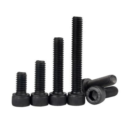 China Inner Hex Bolts Grade 12.9 Cup Hex Bolt Cylinder Head Screws Carbon Steel Black Oxide Hex Head Bolt for sale