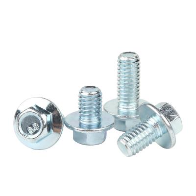 China 8.8Grade Pan Carbon Steel Galvanized Outer Hexagon Flange Screws Gasket Screw Hex Flange Bolt for sale