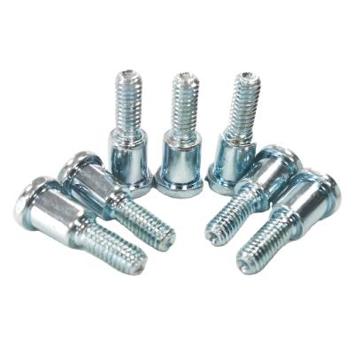 China Furniture Confirmat Axle Screw 7x50 Hexagonal Wood Cabinet Euro Drive Flat Head Self Tapping Screw Connecting Confirmat Screw for sale