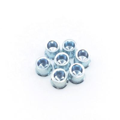 China Custom Stainless Steel Flat Head Galvanized Semi Tubular Hollow Rivet Flat Head Semi Tubular Rivet for sale