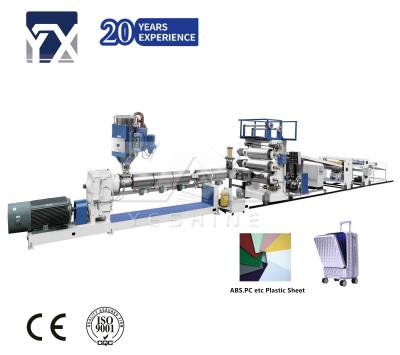 China Hot Sale YESHINE Sheet Luggage Suitcase Sheet Extruder Machine for sale