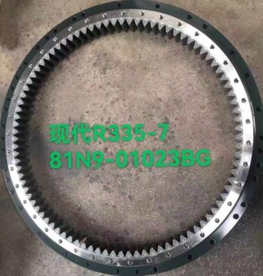 China Hyundai excavator R290-7/R320LC-7 R335-7 slewing bearing 81N9-01023BG swing bearing for sale