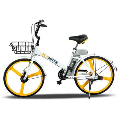 China Aluminum Alloy Electric Bicycle Two Wheels Electric Moped With Pedal for sale