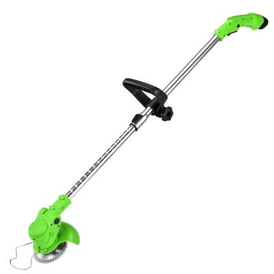 China 2021 Newest Light Hand Push Cordless Lithium Battery Grass Cutter Portable Trimmer Electric Cordless Brush Cutter for sale