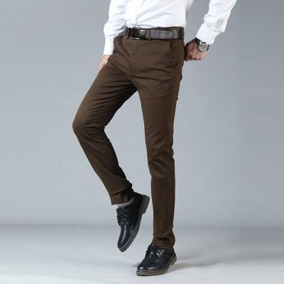 China Amazon Hot Selling Anti-Wrinkle Men Dress Pant,Slim Fit Stretch Twill Pants Trousers Men for sale