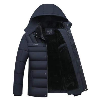 China QUICK DRY Tall Denim Big Duffle Jacket Winter Fleece Windproof Jackets Warm Thicken Erkek Mont Plus Size Mens Jackets for sale