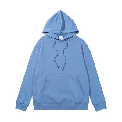 China autumn trend printing loose logo hooded men's anti-wrinkle and all-match solid color spring box hoodie for sale