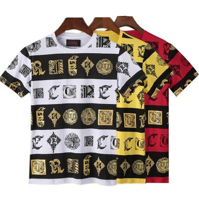 China Playera Estampada Hombre Breathable KEROSENE Men's Stylish Gold T-Shirt Printing T-shirt Graphics guang'zhou ltd. for sale