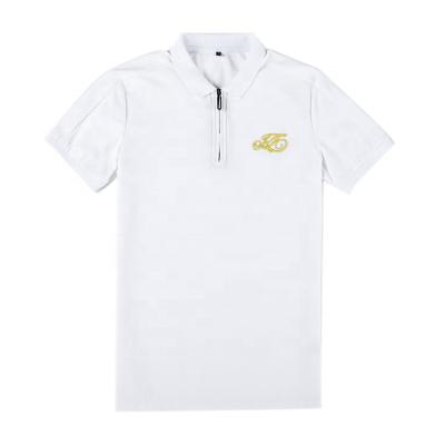 China Breathable KEROSENE Ropa Hombre Knitted White Sports Solid Color Mens Golf Polo Shirts Homme With Embroidered Logo for sale