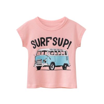 China Wholesale Dropshippig VitaG Pills Kids Fashion T-shirt Girls Clothing Casual Tops Van Tee For Summer Short Sleeves 1-7 Years for sale