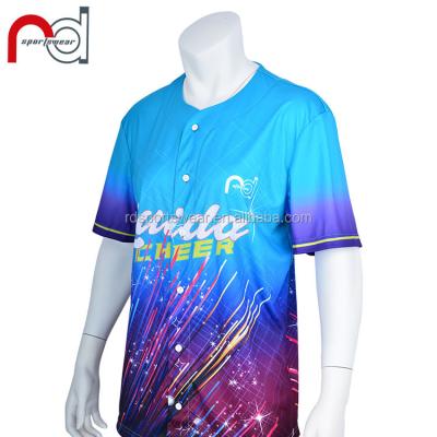 China Breathable Oversized Twill Stylish Stripe Full Dye Sublimation Baseball T-Shirt Tank Top for sale