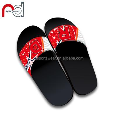 China RuiDa Digital Anti-slippery Custom Brand Team Logo Women Slippers Super Quality Indoor Shoes Slippers for sale