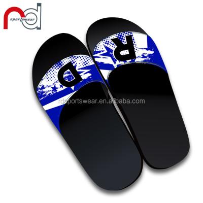 China RuiDa Digital Custom Brand Anti-slippery Team Logo Women Slippers Wonderful Quality Indoor Shoes Slippers for sale