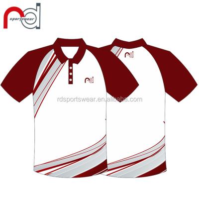 China Custom SHIRT OEM man shirt polyester anti-pilling men polo T-shirt uniform CUSTOM sublimation wholesale polyester uniform for sale