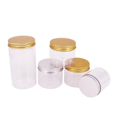 China 30ml 50ml 100ml 120ml 150ml 200ml 250ml 300ml 500ml Clear White Black Light Brown Amber Pet Skin Care Cream Jar for food or storage for sale