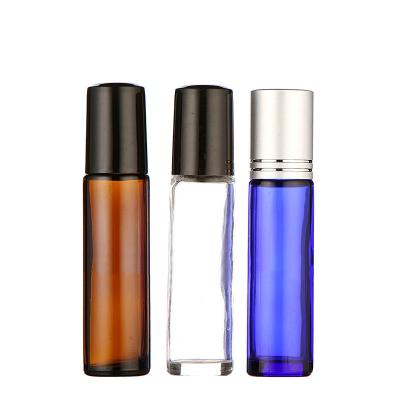 China Eco-friendly Recyclable Wholesale 10ml Essential Oil Empty Glass Bottle Roll On Glass Bottle for sale