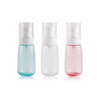 China Colorful Washable High Quality Empty Lotion Bottle 30ml 60ml 80ml 100ml Plastic Mist Spray Bottle for sale