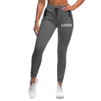 China QUICK DRY Custom Made Fitness Joggers Pants Women Casual Ladies Sportswear Zipper Women Joggers for sale